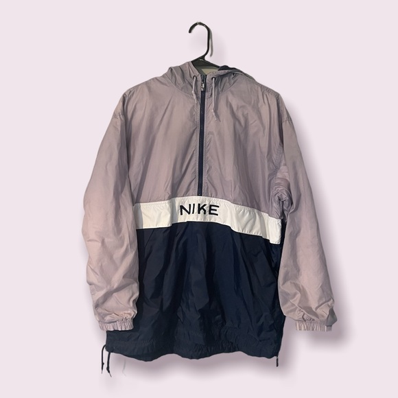 Vintage Nike Colorblock Windbreaker Anorak Jacket size Large